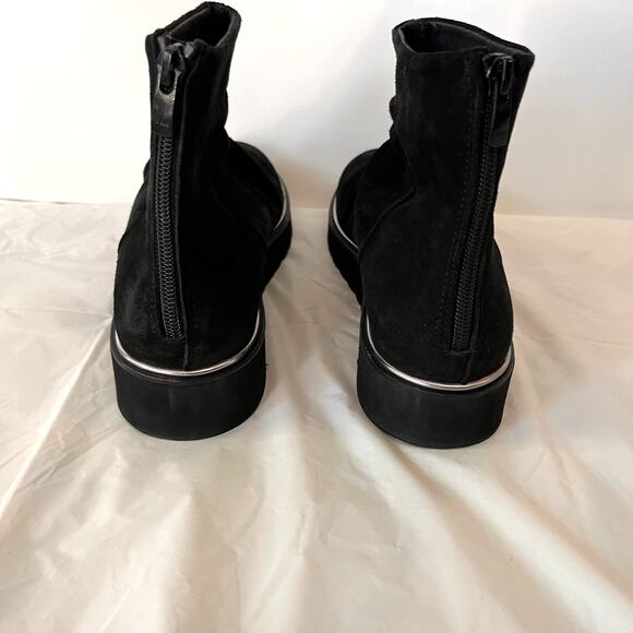 Eric Michael Ankle Boot Size 41 Valley Black Leather Handmade Spain Lightweight - Picture 5 of 13